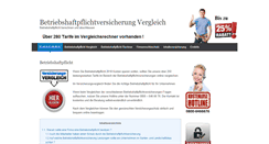 Desktop Screenshot of betriebshaftpflichtversicherungvergleich.com