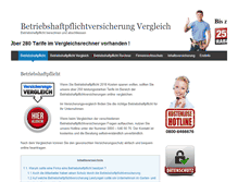 Tablet Screenshot of betriebshaftpflichtversicherungvergleich.com